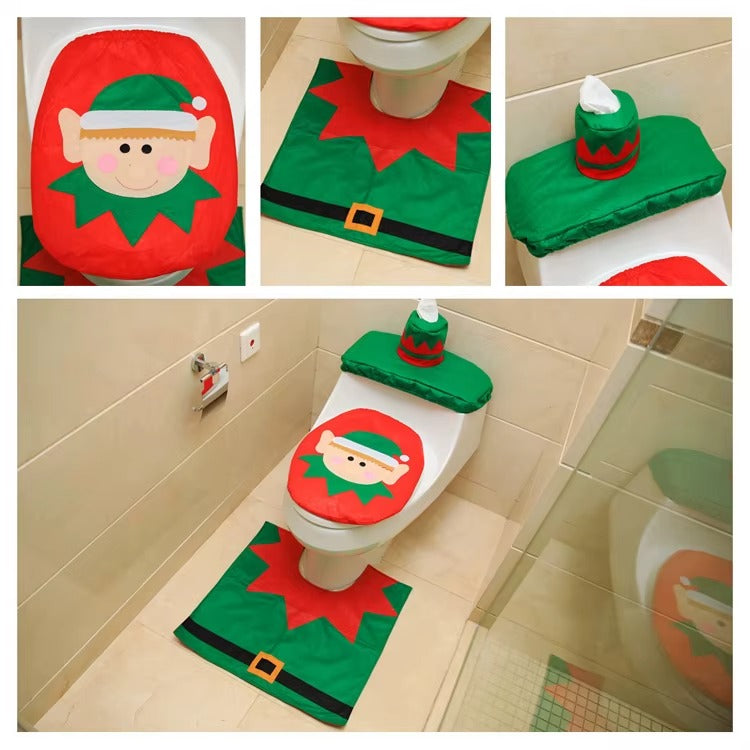 Set Navideño de Baño 3 Piezas -  SantaBath