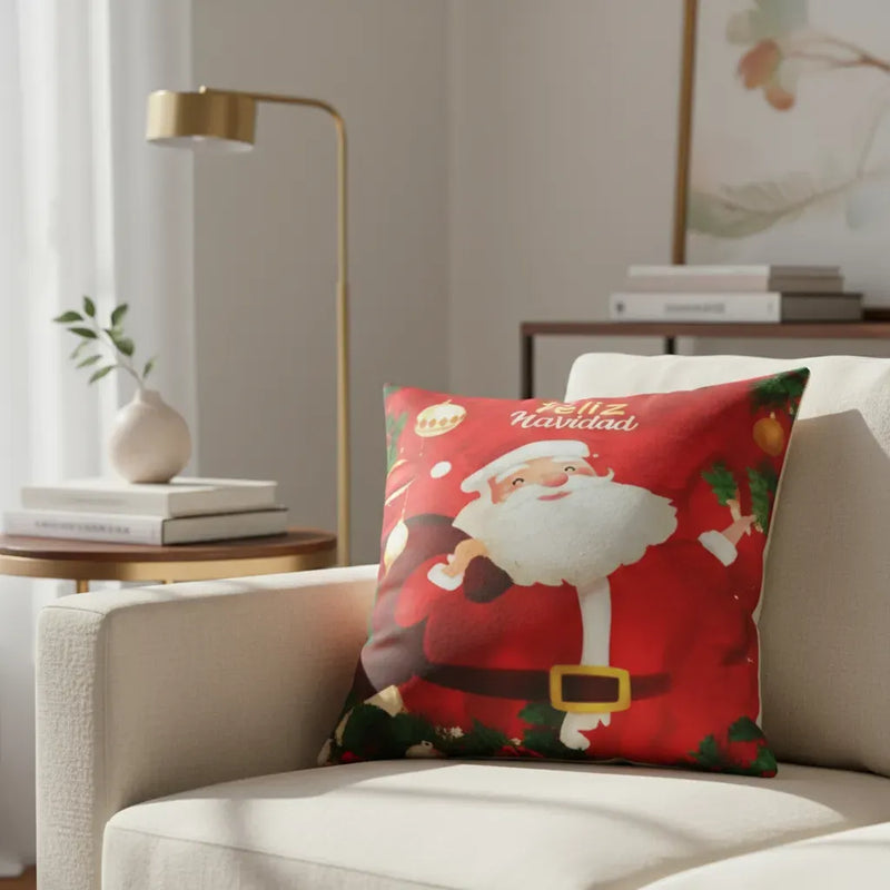 Fundas de Cojín Navideñas 43×43 cm - Pack de 6
