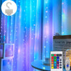 Cortina de Luces LED Multicolor con Control (3×3 m / 3×2 m)