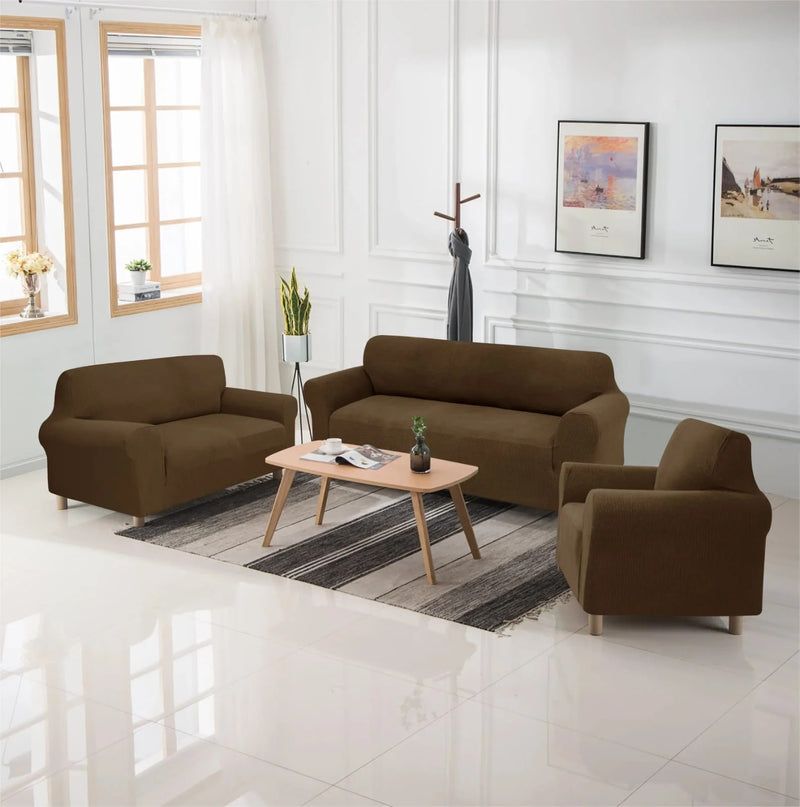 Forro de Mueble  3-2-1 Color Entero – Set de Fundas Premium