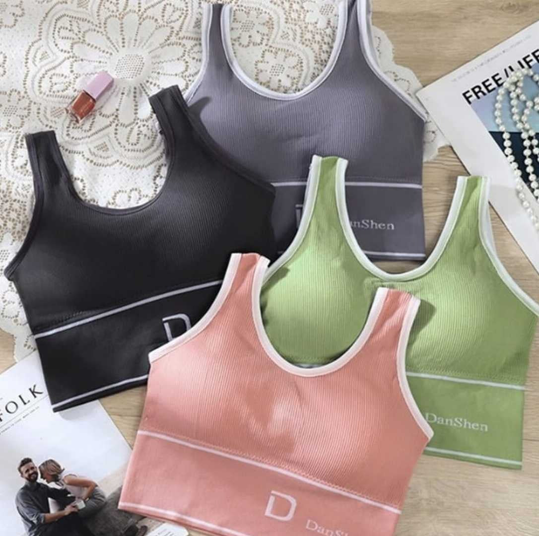 🏋🏼‍♀️TopFit Seamless Pro – Sujetador Deportivo 3 x 100 🤸🏻‍♀️