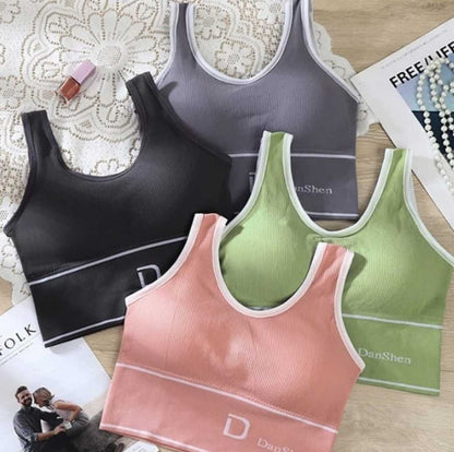 🏋🏼‍♀️TopFit Seamless Pro – Sujetador Deportivo 3 x 100 🤸🏻‍♀️