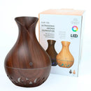 Humidificador Aromaterapia - Forma cantaro estilo madera