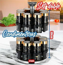 CARRUSEL DE CONDIMENTOS 2 PISOS - BLACK FREE