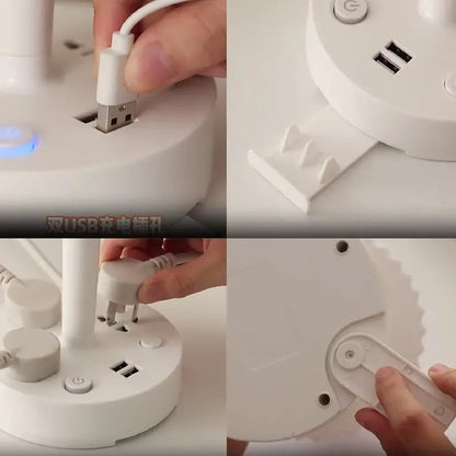 💡PowerLamp 3 en 1 – Lámpara LED con Enchufes Integrados✨