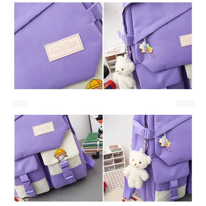 🎒 CampusMax 6-en-1 – Mochila Antirayones con Estuche y Bolsillos Inteligentes ✨