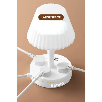 💡PowerLamp 3 en 1 – Lámpara LED con Enchufes Integrados✨