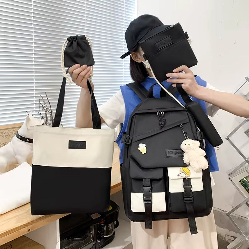 🎒 CampusMax 6-en-1 – Mochila Antirayones con Estuche y Bolsillos Inteligentes ✨