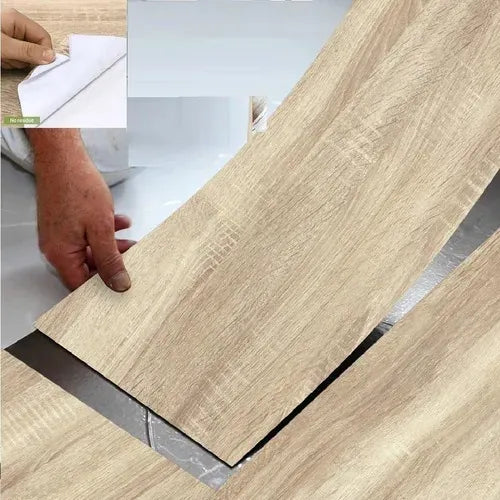 Piso Autoadhesivo de PVC de Instalación Rápida - Pack x 12