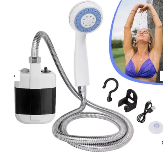 Ducha Portátil Eléctrica Recargable USB
