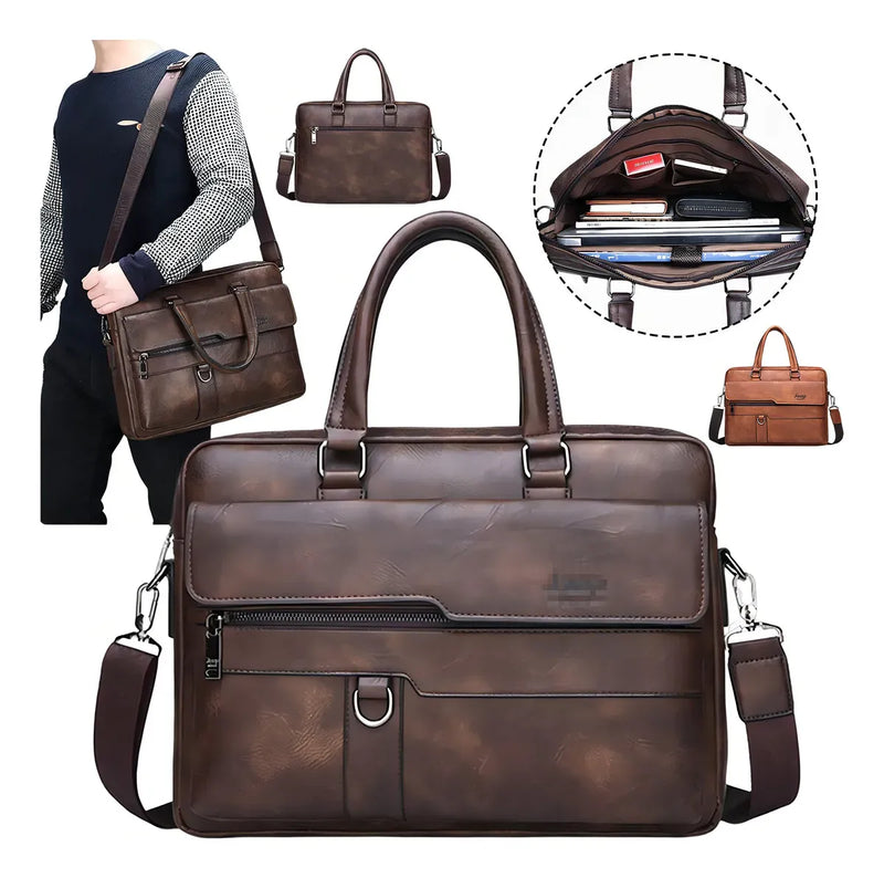 Maletín Ejecutivo de Cuero para Hombre – Weixier Pro
