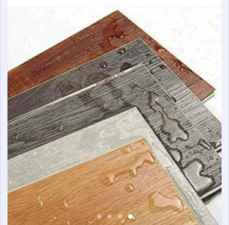 Piso Autoadhesivo de PVC de Instalación Rápida - Pack x 12