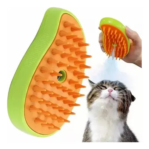 Cepillo De Vapor Para Mascotas Para Mudar De Pelo 3 en 1