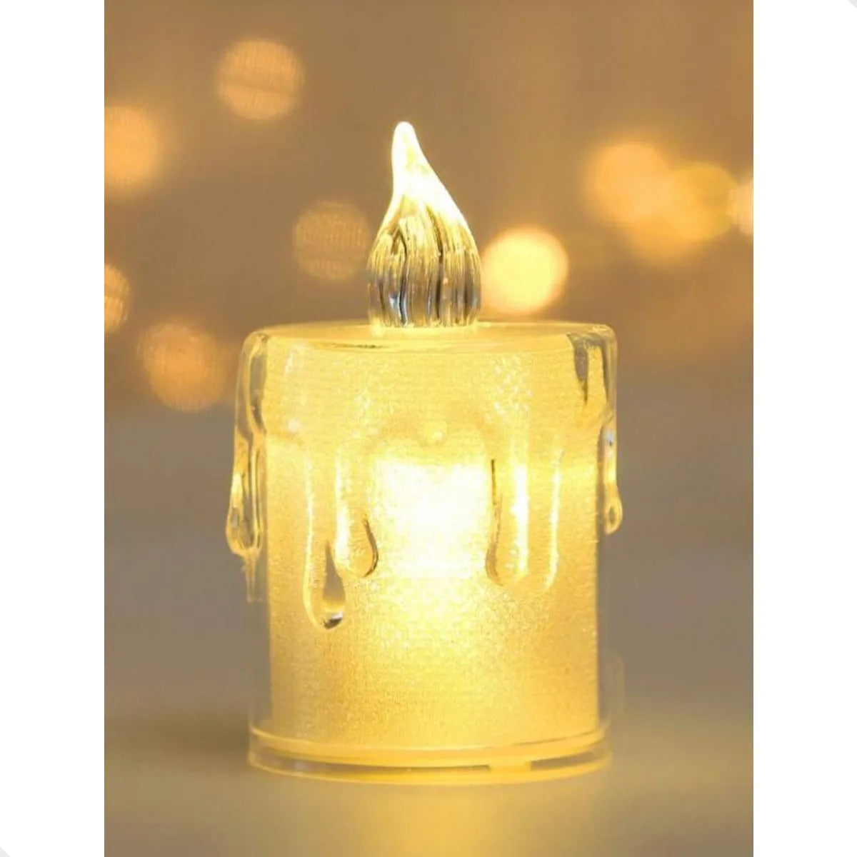 SET 12 LAMPARAS DE VELAS NAVIDEÑAS- ESTILO PREMIUN