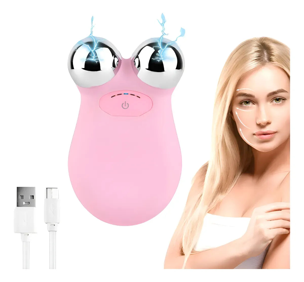 Masajeador Facial de Microcorriente - NuGlow