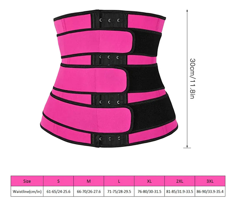 Faja Moldeadora de Cintura en Neopreno con - Doble Velcro y Alta Compresión
