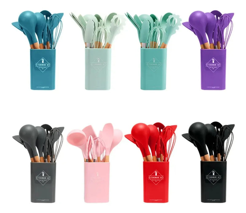 SET DE UTENSILIOS DE COCINA- PREMIUN COLORS