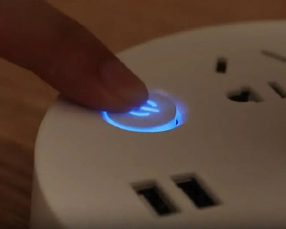 💡PowerLamp 3 en 1 – Lámpara LED con Enchufes Integrados✨