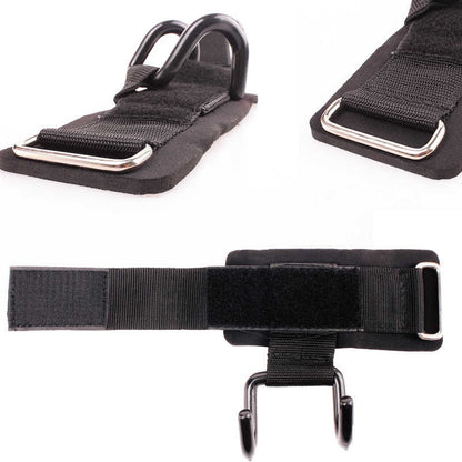 💪 PowerGrip Hooks – Straps con Gancho para Levantamiento🏋️‍♂️