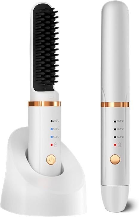 Mini cepillo alisador para todo tipo de cabello