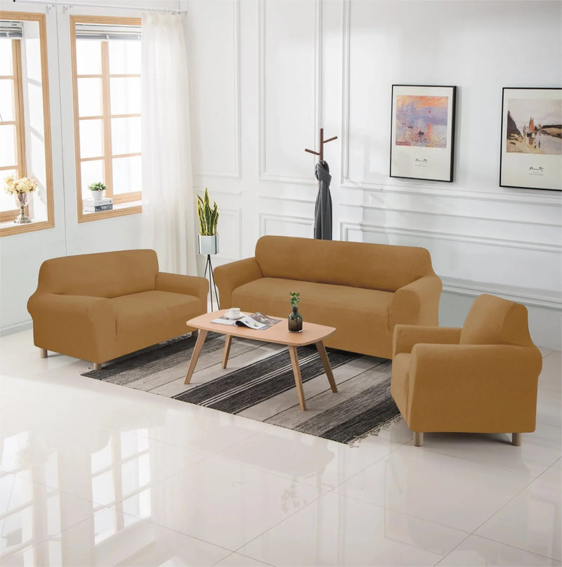 Forro de Mueble  3-2-1 Color Entero – Set de Fundas Premium