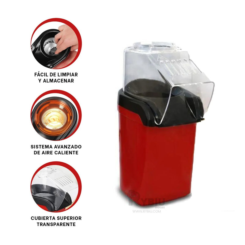 Máquina de Palomitas Sin Aceite para Cine en Casa – PopMaster