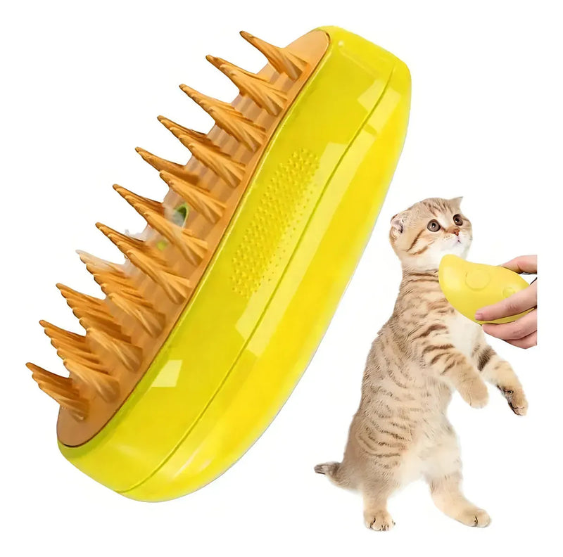 Cepillo De Vapor Para Mascotas Para Mudar De Pelo 3 en 1