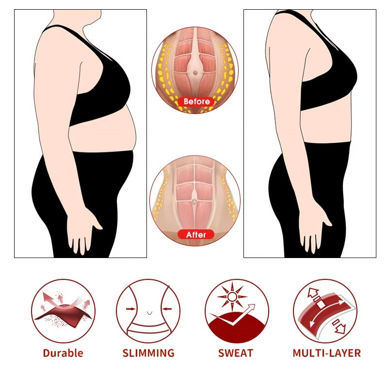 Faja Moldeadora de Cintura en Neopreno con - Doble Velcro y Alta Compresión