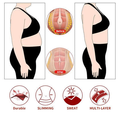 Faja Moldeadora de Cintura en Neopreno con - Doble Velcro y Alta Compresión