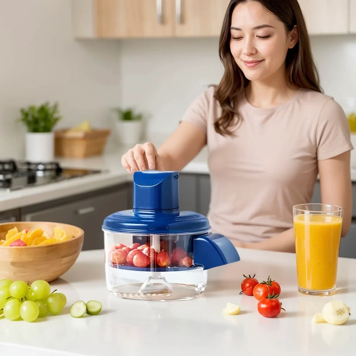 🥝 PeelMaster Pro – Pelador Eléctrico de Frutas