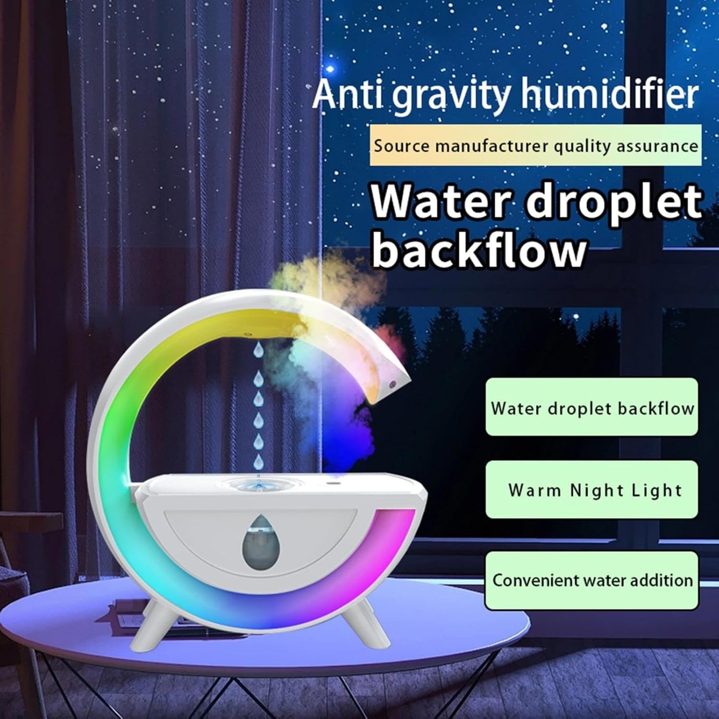 Humidificador Antigravedad Decora, Relaja y Sorprende- AquaDrop