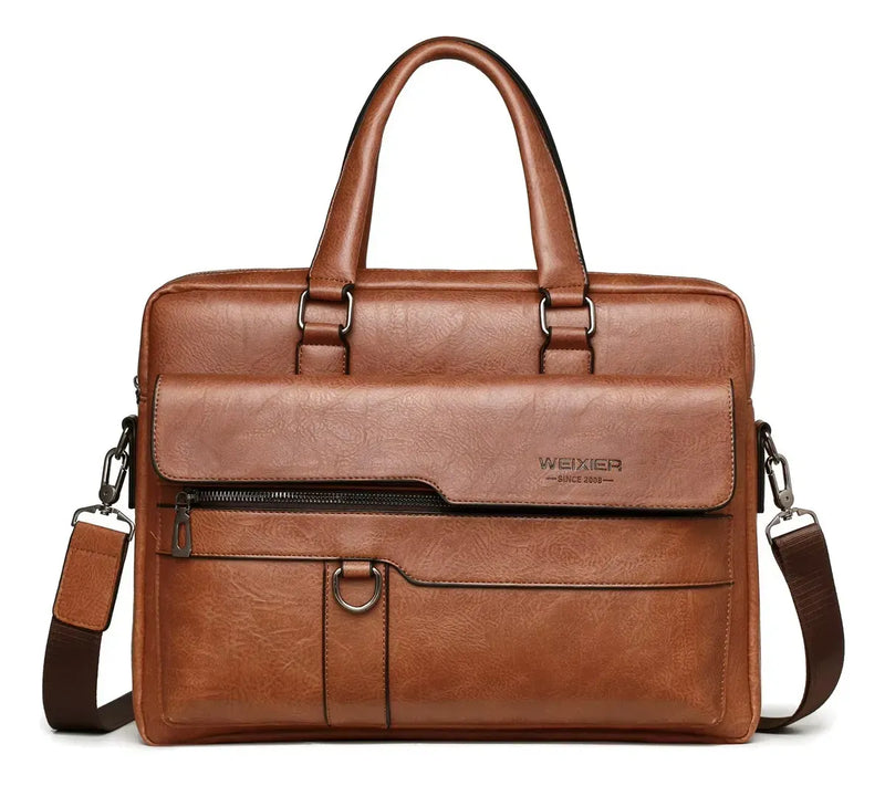Maletín Ejecutivo de Cuero para Hombre – Weixier Pro