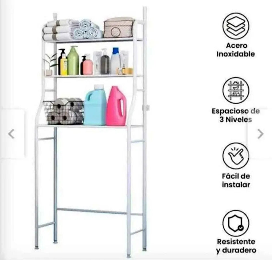 🚽 SlimSpace 3X – Organizador Vertical Inteligente para Baño💥
