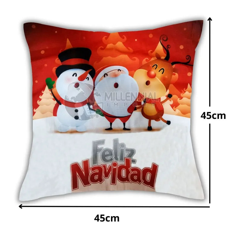 Fundas de Cojín Navideñas 43×43 cm - Pack de 6