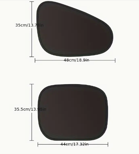 Tapasol Laterales para Ventanas del Auto - Set x4