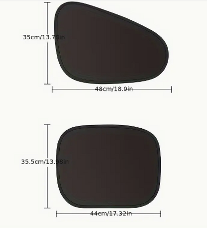 Tapasol Laterales para Ventanas del Auto - Set x4