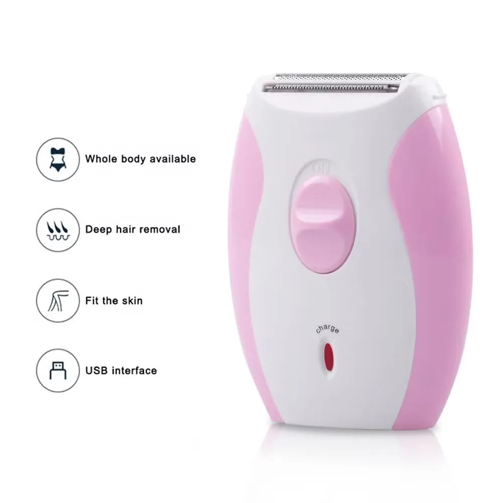 Depiladora Eléctrica Femenina Recargable