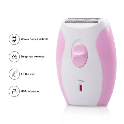 Depiladora Eléctrica Femenina Recargable