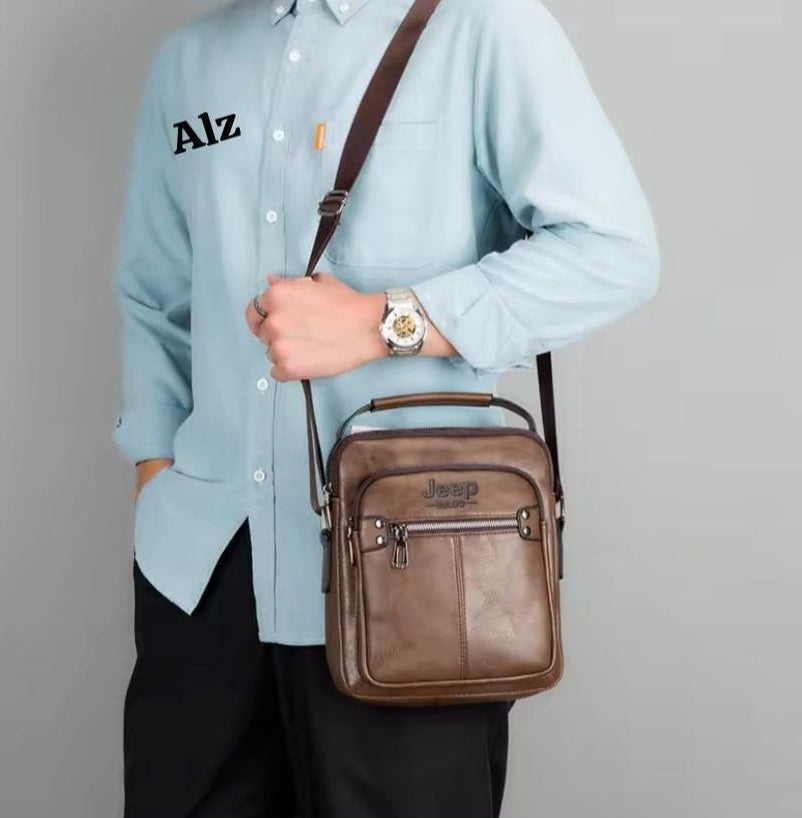 Morral para Hombre en Cuero de Alta Calidad