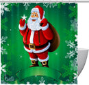 Juegos de Baño Cortina Ducha Navideñas 4 en 1