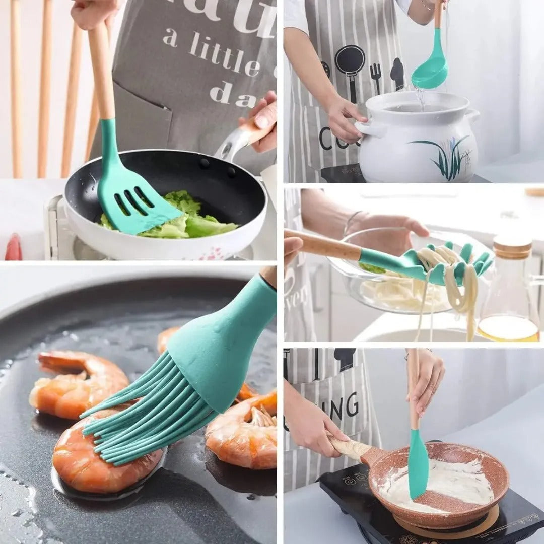 SET DE UTENSILIOS DE COCINA- PREMIUN COLORS