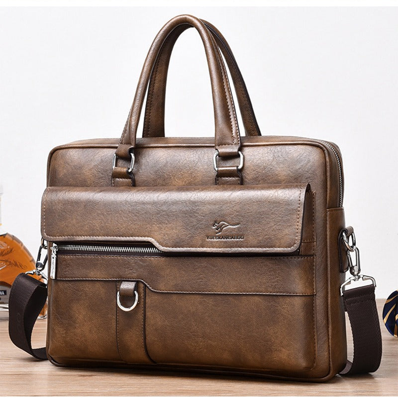 Maletín Ejecutivo de Cuero para Hombre – Weixier Pro