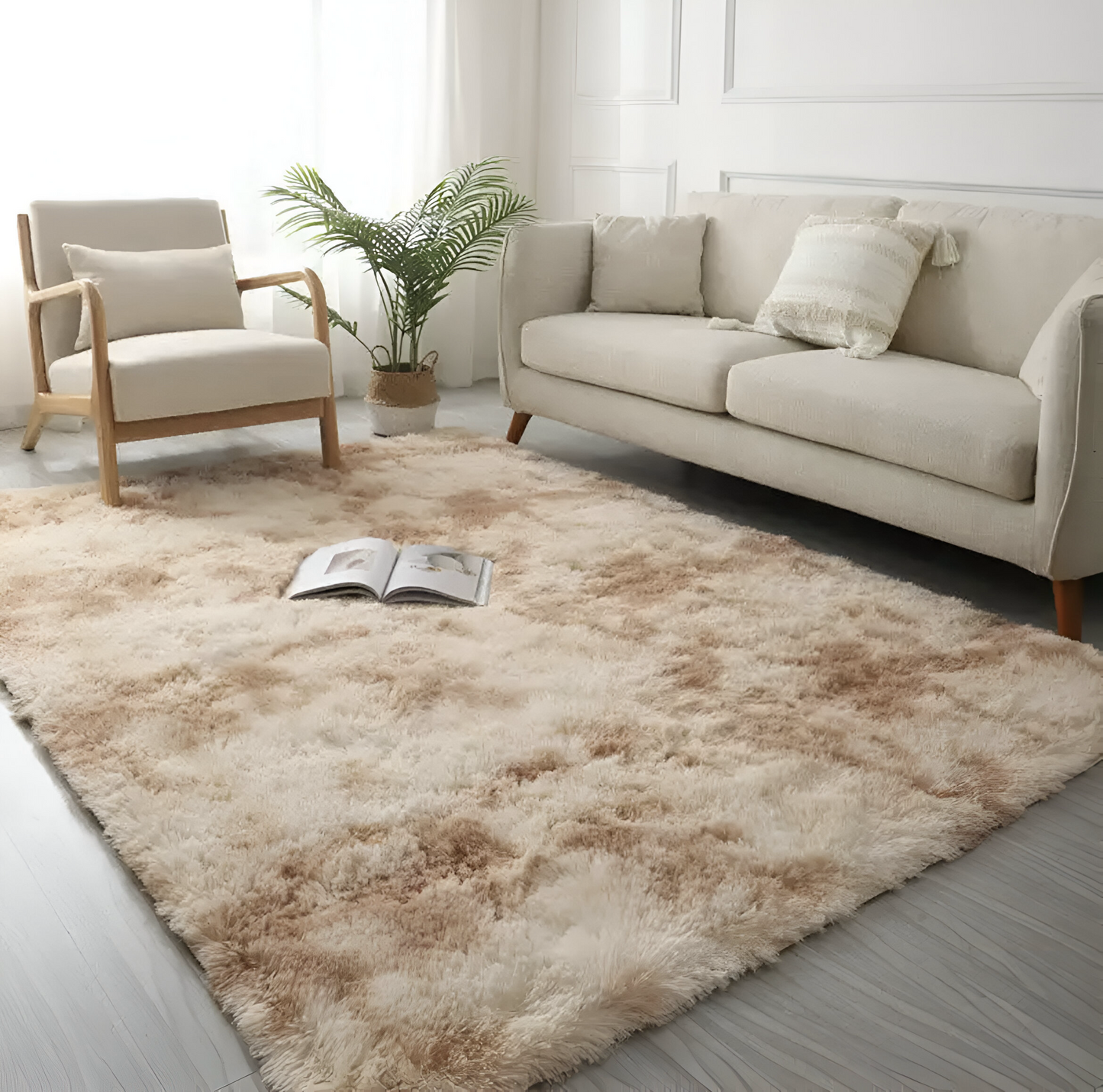 Alfombra de Peluche Extra Suave 200 × 150 cm - Premium