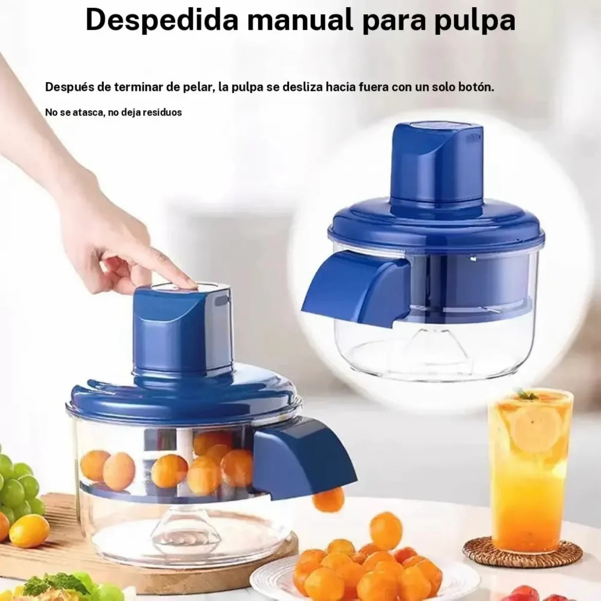 🥝 PeelMaster Pro – Pelador Eléctrico de Frutas