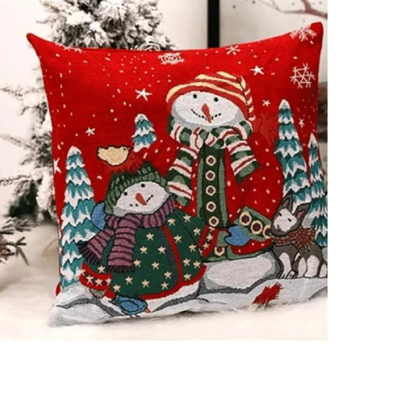 Fundas de Cojín Navideñas 43×43 cm - Pack de 6
