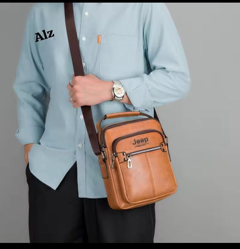 Morral para Hombre en Cuero de Alta Calidad