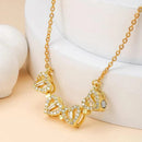 COLLAR TRÉBOL DE CORAZONES