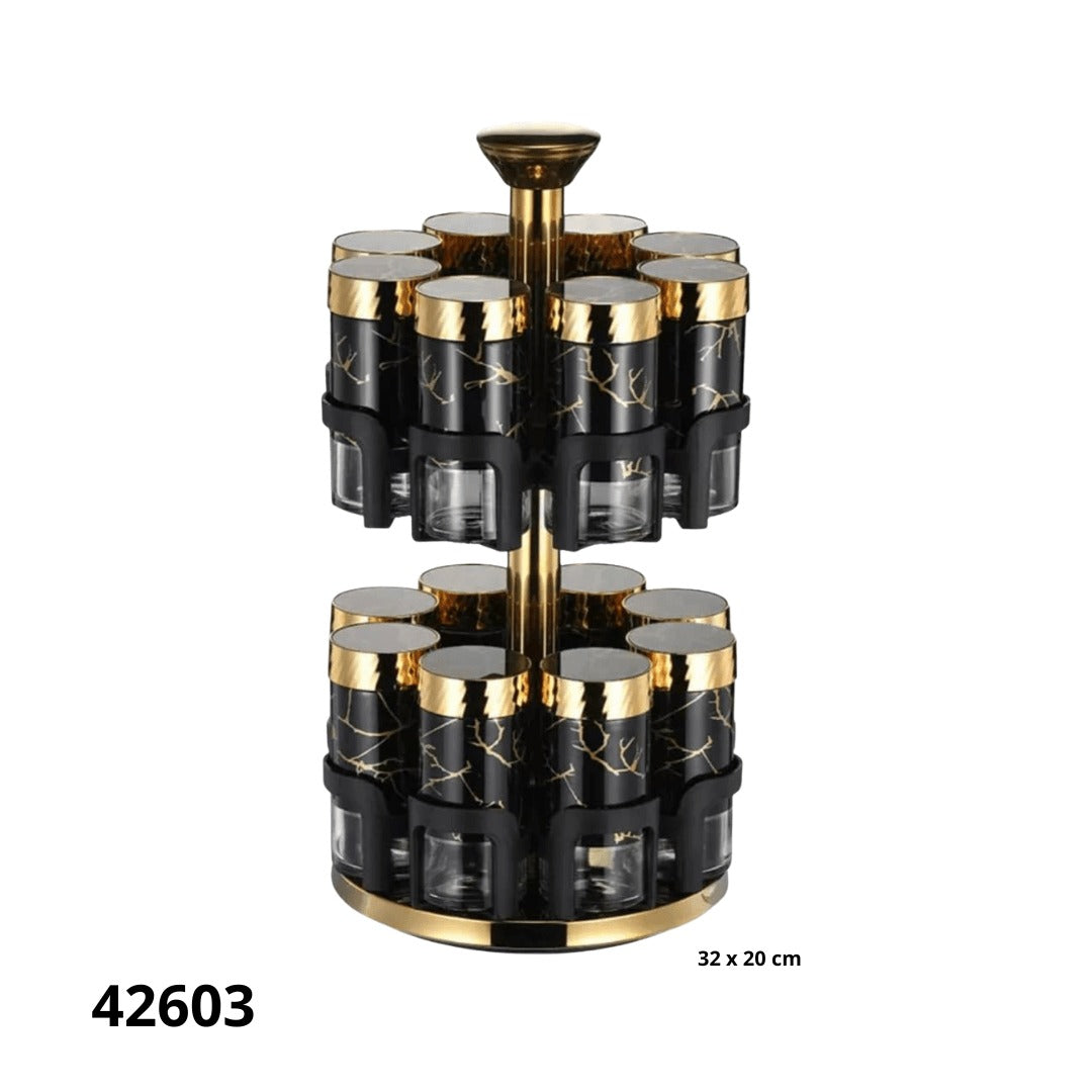 CARRUSEL DE CONDIMENTOS 2 PISOS - BLACK FREE