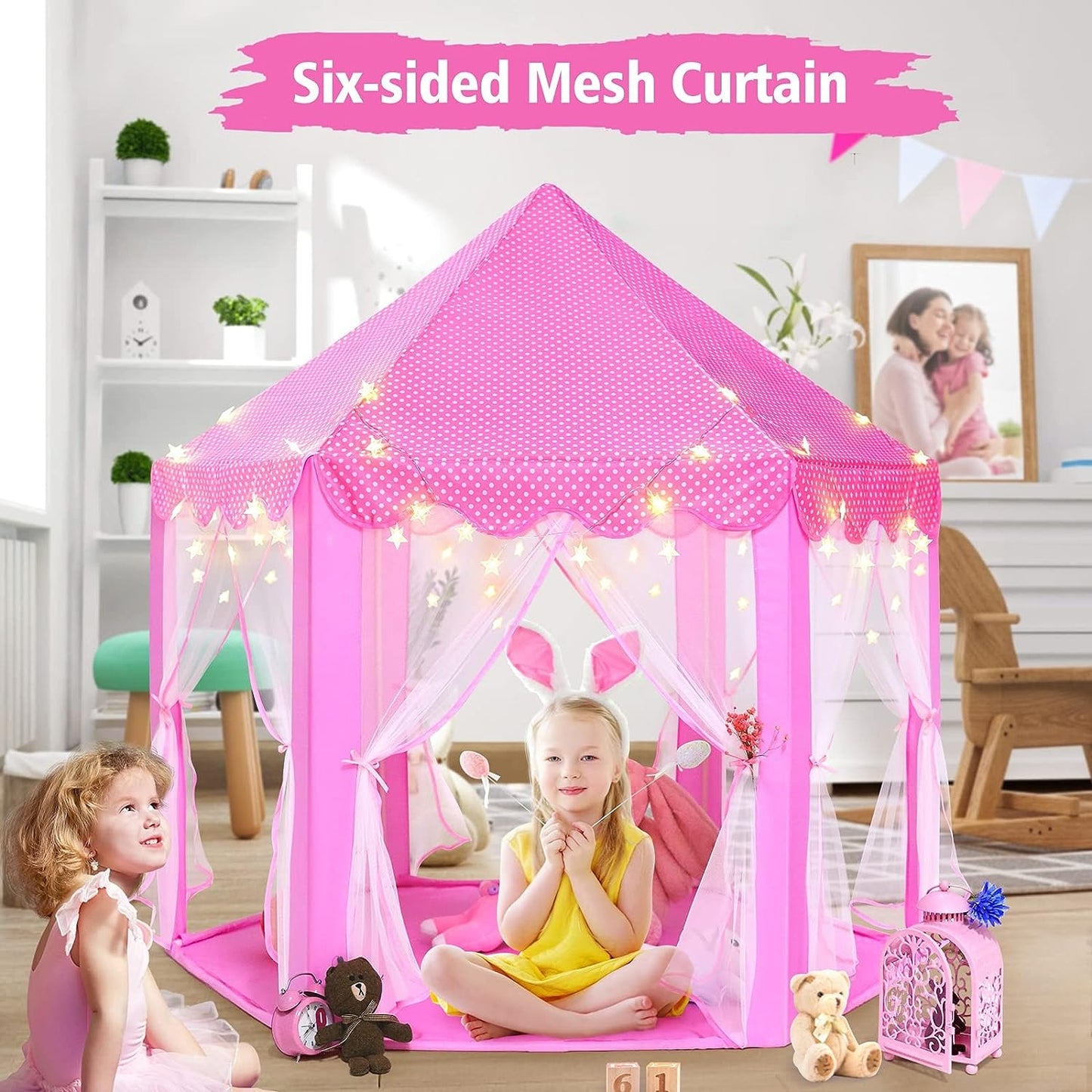 Casa princesa castillo infanti para niñas