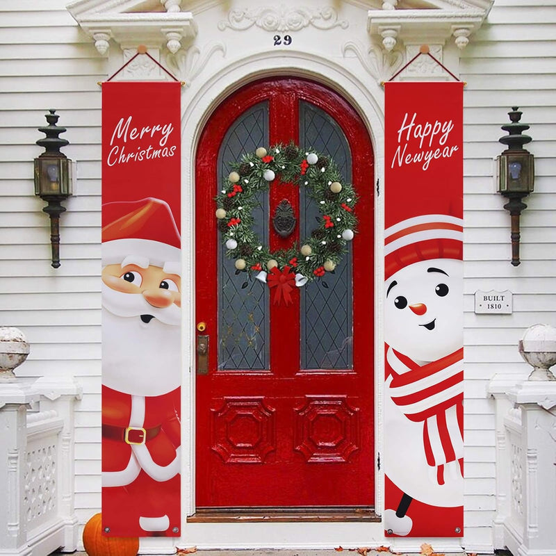 Banner Navideños Colgantes Pancartas Decoración - Set 2